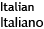 Italian - Italiano Italian - Italiano